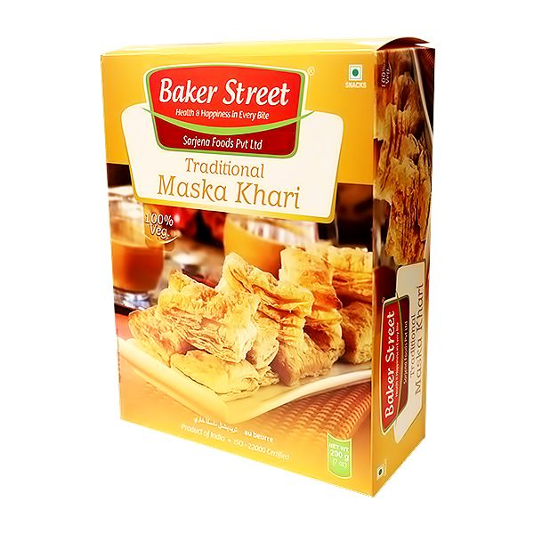 BAKER STREET KHARI BISCUITS MASKA(SQUARE) 200G
