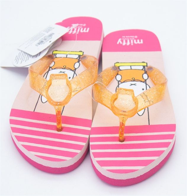 Children's Custom Logo Print PVC Flipflops Slipper- Outdoor Strand Unisex Slipper