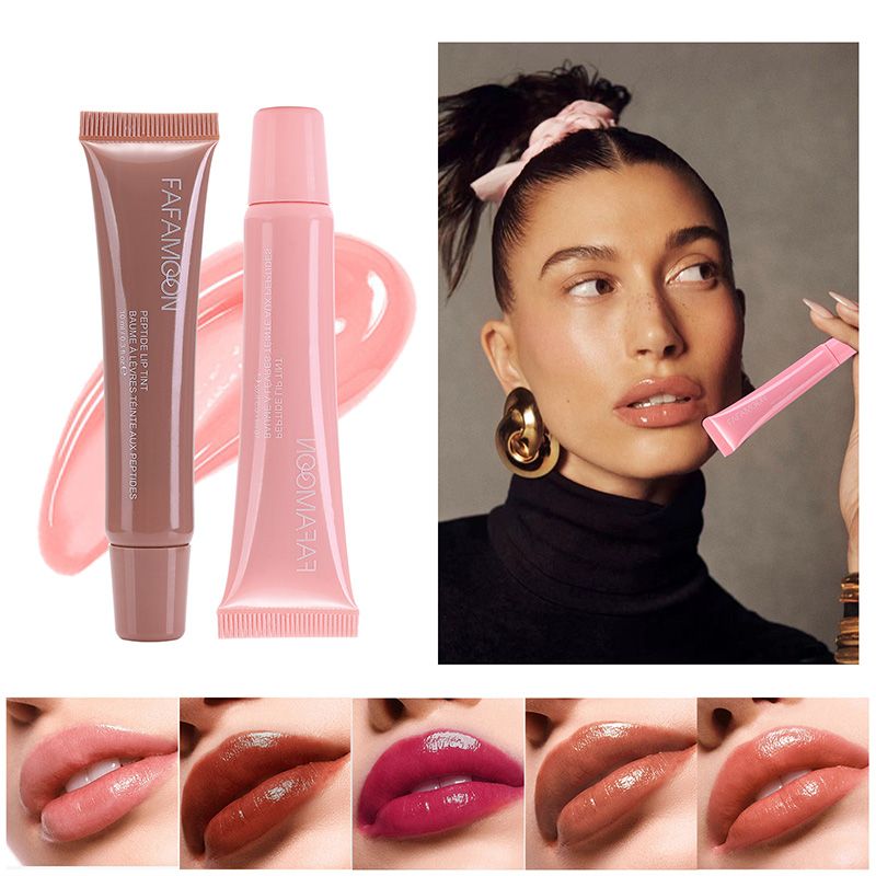 FAFAMO Shuiguang Dudu Lip Mirror Liquid Lip Honey Lip Glaze Rich Lip Oil Moisturizing and Non Staying Cup Glass Lip Oil