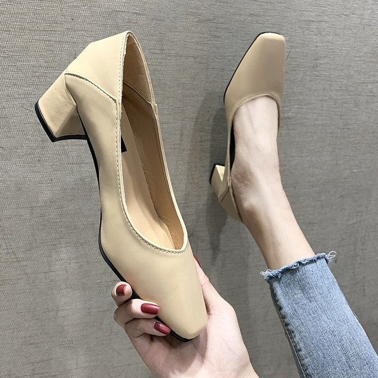 Ladies square toe on sale shoes