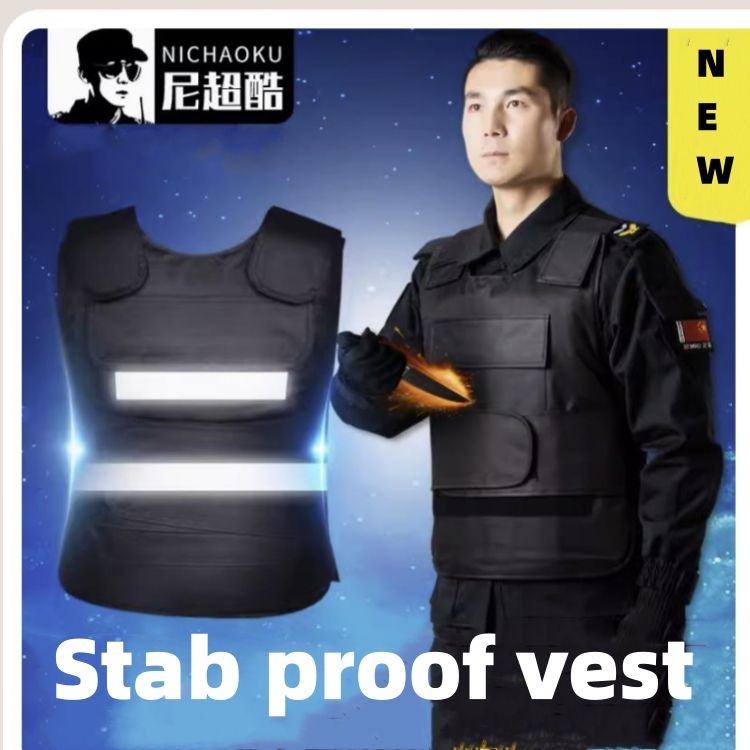 Stab proof clothing Anti stab, anti chop, and self-defense suit, breathable, explosion-proof, and anti cut lightweight tactical vest equipment, vest CRRSHOP safety and security Self-defense stabproof vest