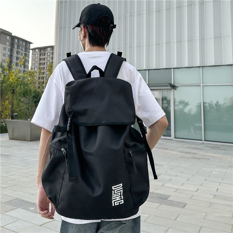 Backpack for men, large capacity travel bag, business trip bag, junior high school student sports backpack, computer bag, trendy and cool women's bag
Bag
