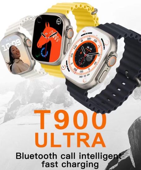 T9 Ultra 2024 New Up graded Smart Watch for Men Women for iPhone  Android, 1.99" Fitness Tracker Bluetooth Call [Answer/Make],Life Waterproof with Heart Rate/SpO2/Sleep Monitor, 100+ Sport Modes