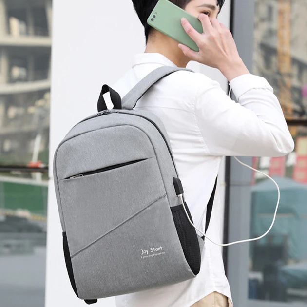 3 PCS Bags Men Bags Backpacks Bookbags School Bags Medium Size USB Laptop Bags Travel Bags Nylon Cloth Bags Anti-Theft Leisure
