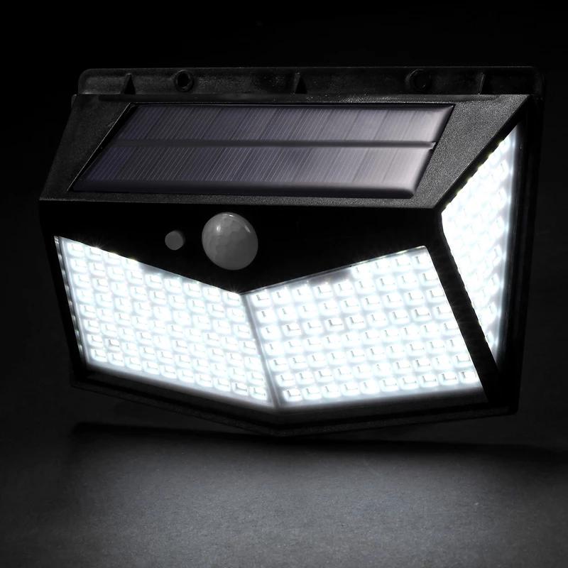 Super Bright Solar Lights Outdoor Motion Sensor Security Waterproof Wall Lights 3 Modes Wide Angle
