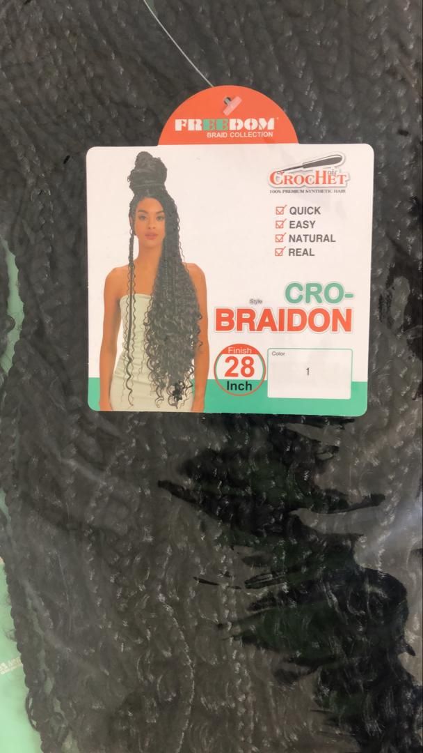 Noble's 2 PCS 28" CRO-BRAIDON Hair Extension - Embracing the beauty of transformation