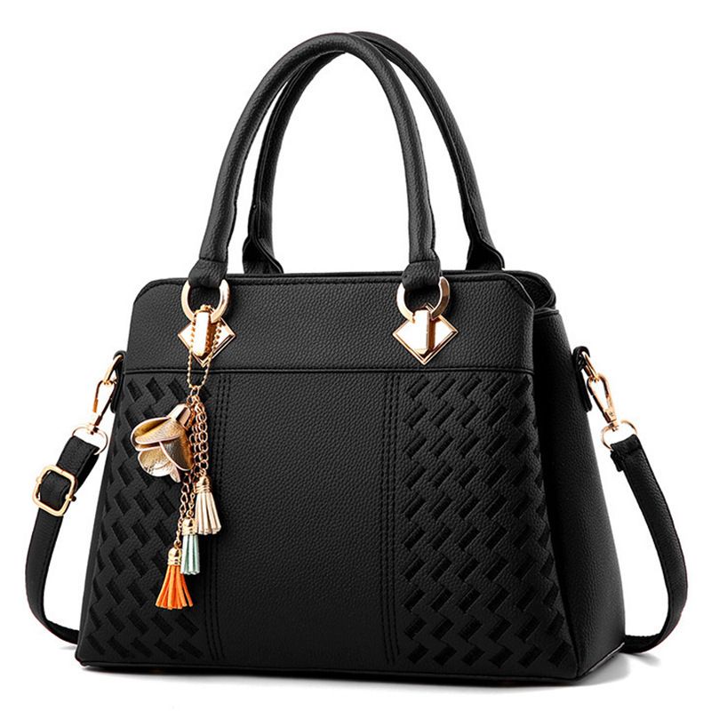 Women Simple Fashion Handheld Mini Tote Bag, Large Capacity Mommy Crossbody & Shoulder Purse, Versatile Ladies Sling Handbag for Middle-Aged Women Daily Shopping & Errands
