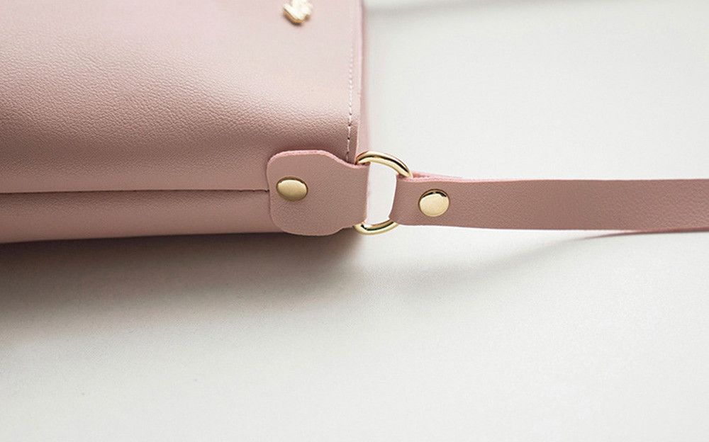 Soft Leather Women Bag Set Luxury Brand Fashion Designer Female Shoulder Bag