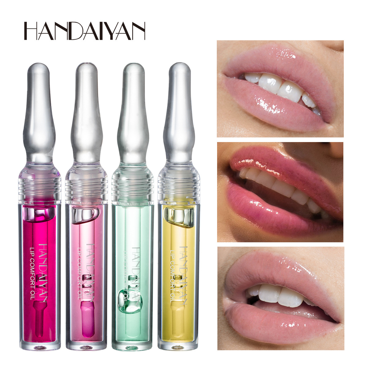 H1017 Transparent Crystal Jelly Lip Gloss Lip Plumper Comfort Oil Clear Moisturizing Women Lipgloss Nutritious Balm Makeup Cosmetics