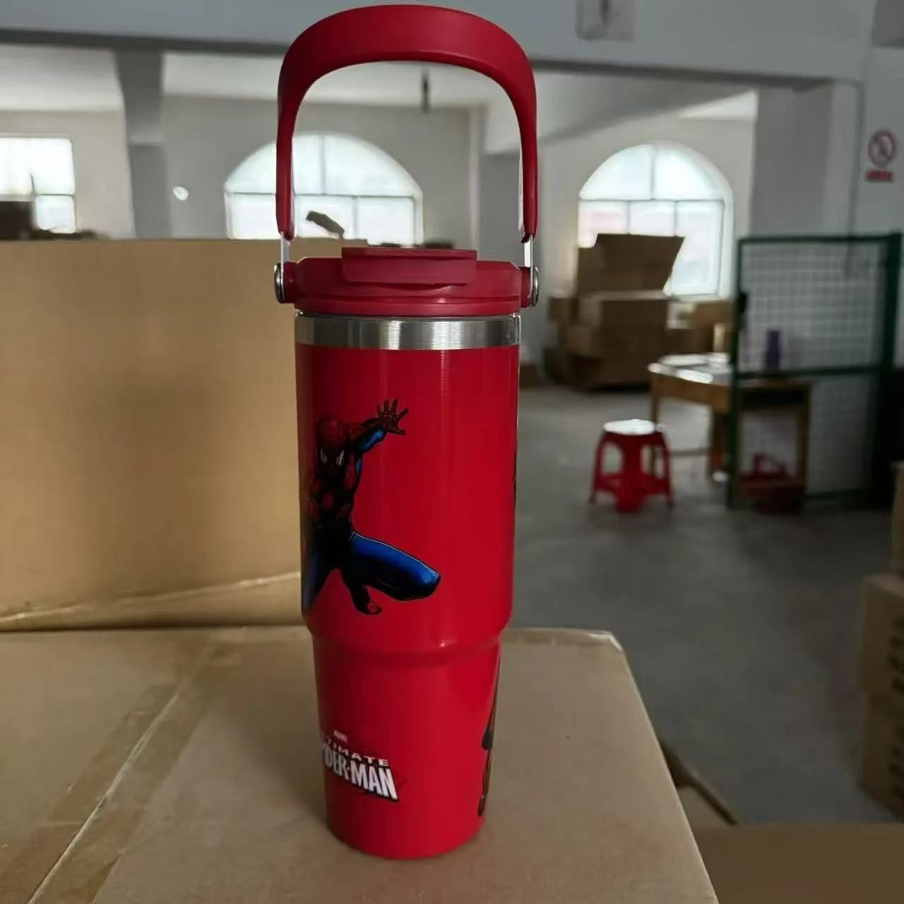 Sanrio new thermal cup, large capacity, high-end appearance, ice boss cup, stainless steel straw, 2025 water cup for girls05#