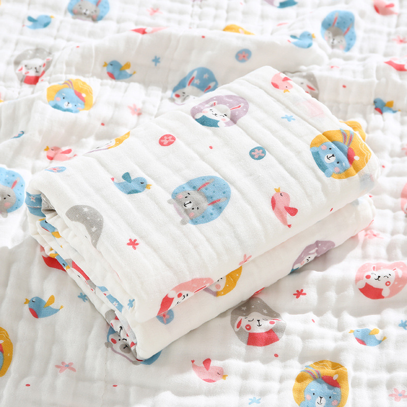 100% Cotton Gauze Muslin Baby Blanket Super Soft Newborn Quick Dry Boy Girl Kids Bath Towel Baby Stroller Blanket Cover
