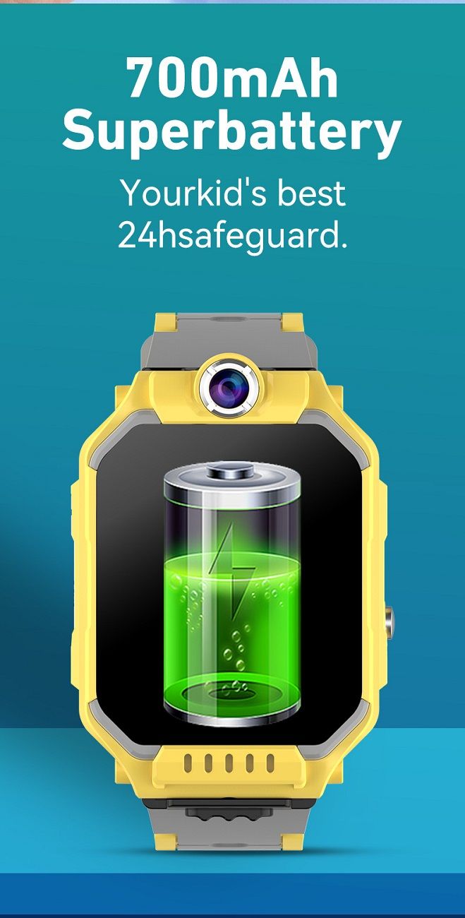 Kids Smartwatch GPS Tracker + Video / Voice Chat | SOS Button | 