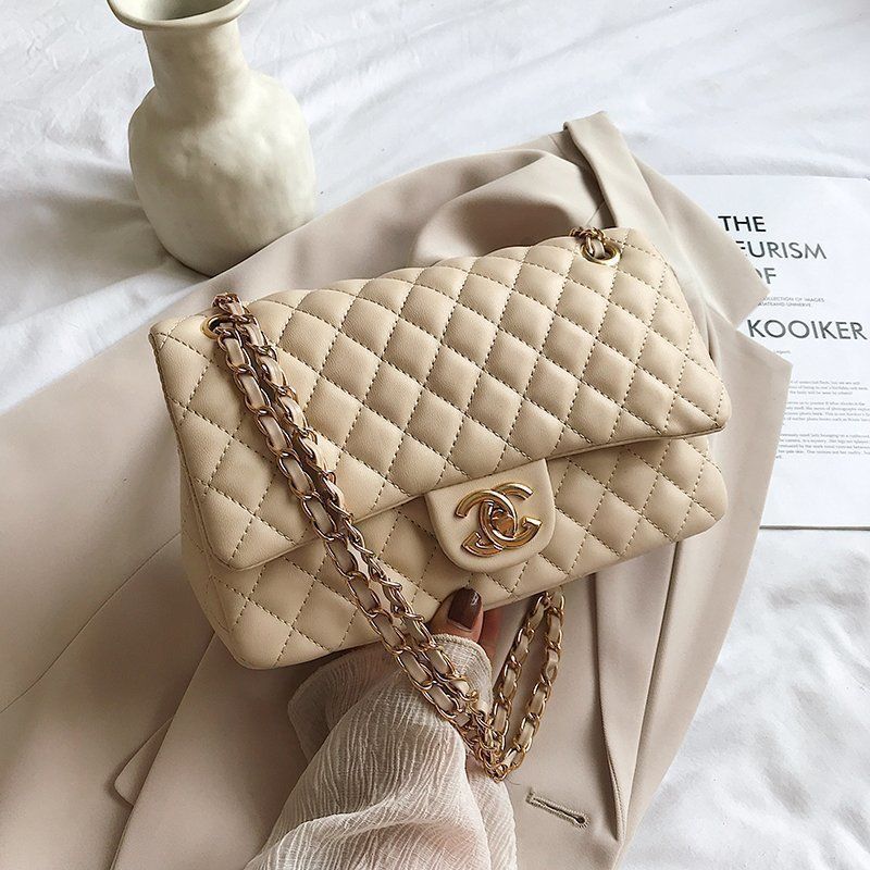 - 2026 New Fashion Versatile Quilted Chain Bag, Women's Elegant Shoulder Crossbody Bag,Trendy Ladies Handbag for Daily Outing
