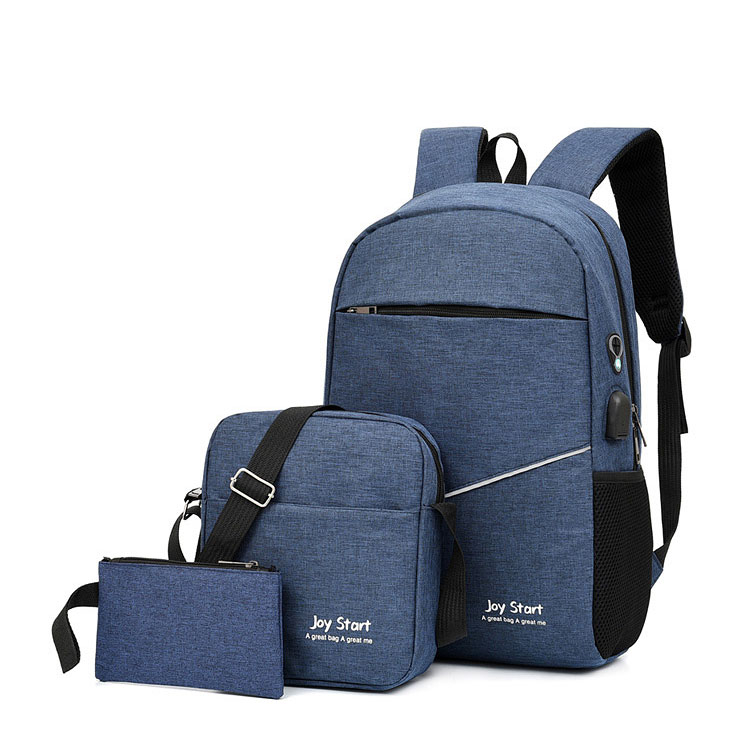 3-in-1 Multi-Functional USB Laptop Computer Backpack Business Backpack Men's Bag Women's Bag 