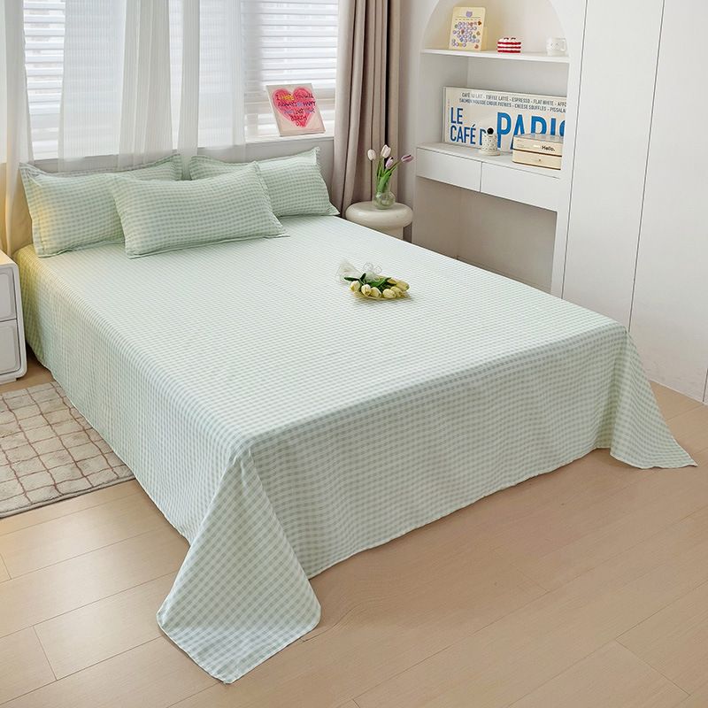 120*230cm ,150*230cm ,180*230cm,220*230cm ,230*250cm Washed cotton brushed bed sheets pillow cases CRRSHOP free shipping Bed cover pillowcase 48 * 74cm