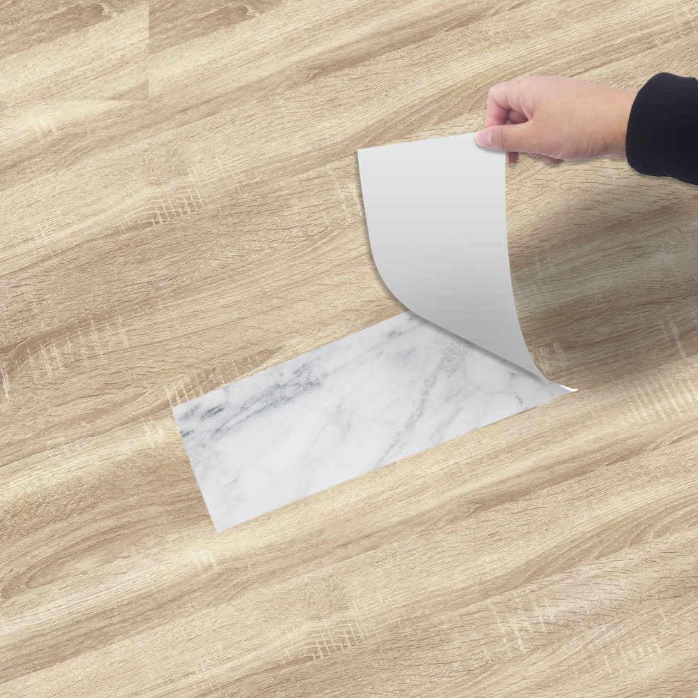 EWF070 Wood Flooring Floor Stickers Waterproof Tile Modern Self Adhesive DIY Ground Wallpapers Bedroom Wall Sticker Decals Room Decor