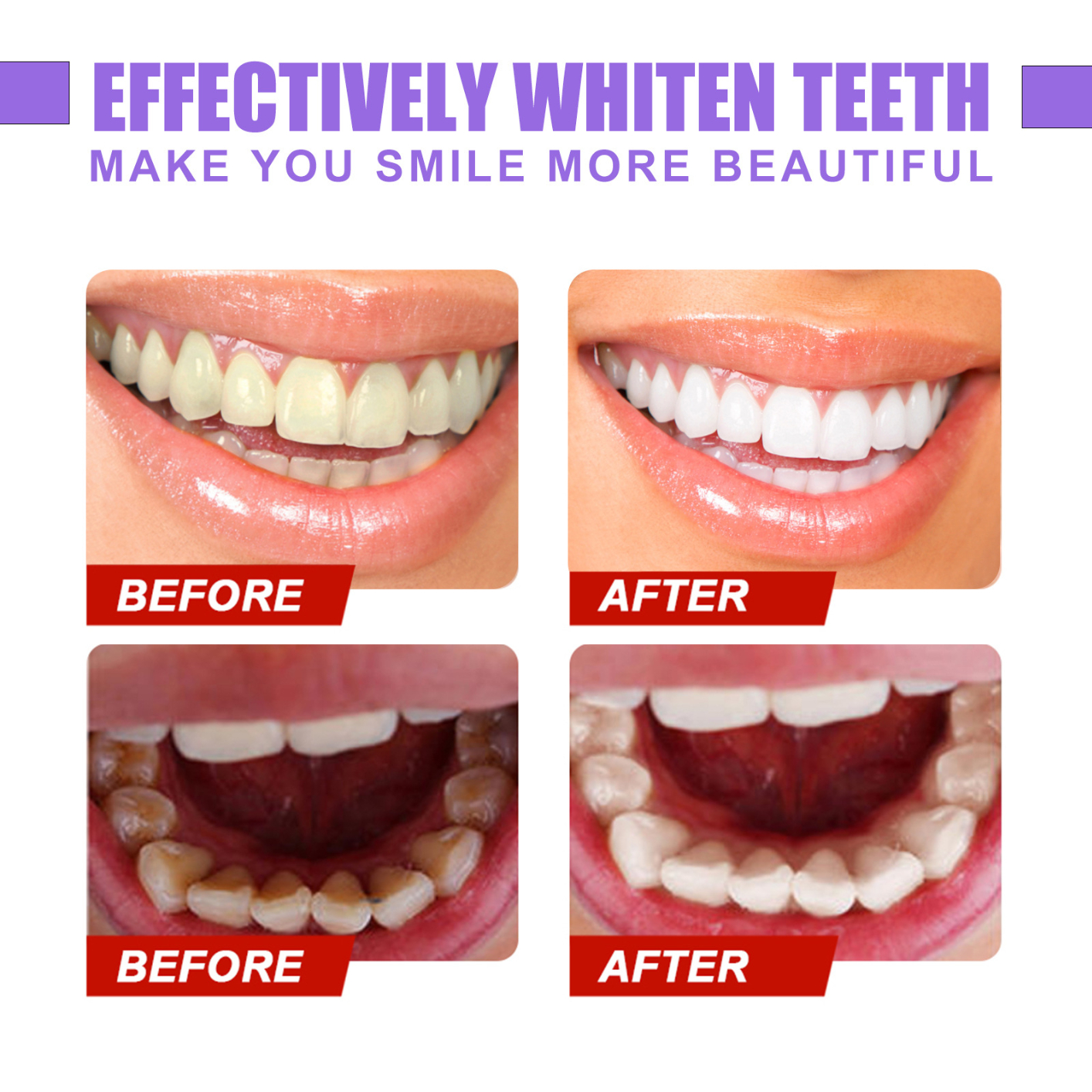 V34 Colour Corrector and Nhpro Enamel Care Toothpaste Kit, Purple Toothpaste for Teeth Whitening and Teeth Cleaning