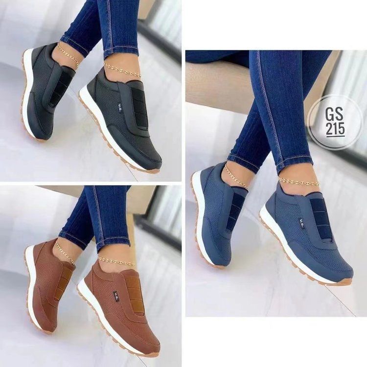 Cross-border 2025 New European and American casual flat round-toed sports single shoes, one foot wearing large-sized sports casual shoes
