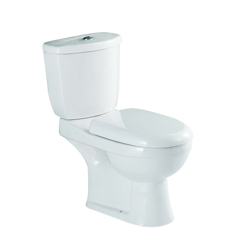 No. 650 Dual Flush Two-Piece Elongated Toilet with Comfort Seat Height, Soft Close Seat Cover, High-Efficiency Supply, and White Finish Toilet Bowl
