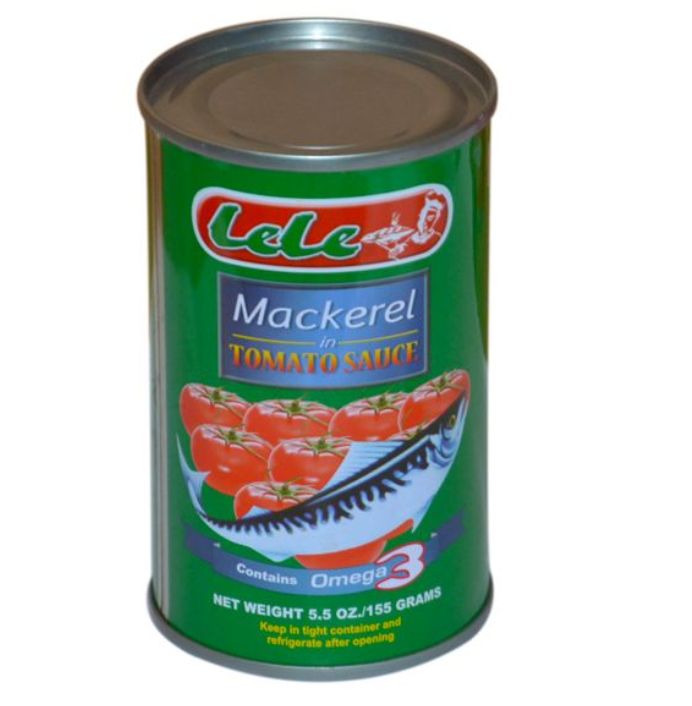 LELE Mackerel in TOMATO SAUCE 155gDELIOIUS