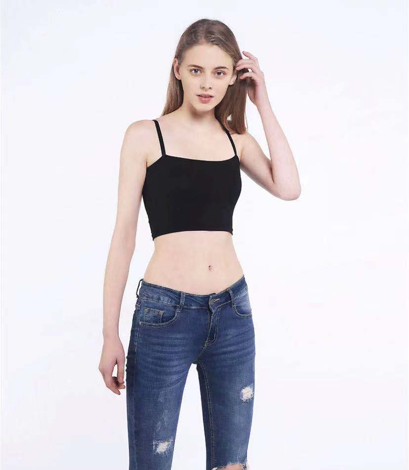 Yoga Wear Monel Sports vest ventilation With bra Rimless bra Sling bra