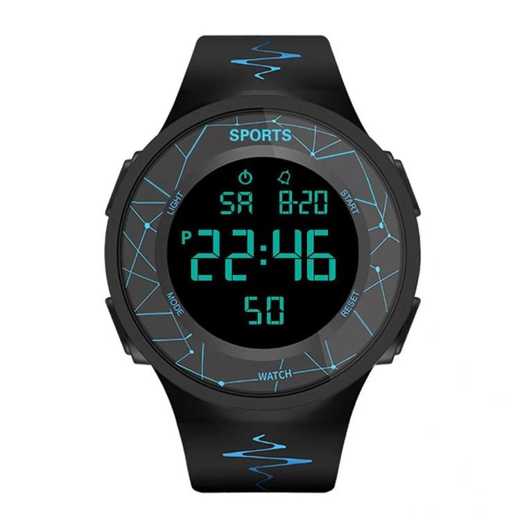 Wrist Watch Waterproof luminous electronic watch Multi functional sports watch CRRSHOP men women Trendy and minimalist watch waterproof Durable to fall Date display Stopwatch timing Alarm mode 