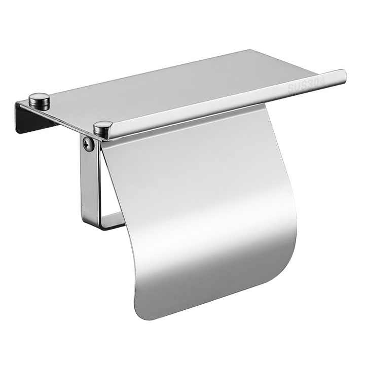 AUMONT Bathroom toilet punch-free wall-mounted 304 stainless steel paper towel holder hotel paper towel box roll holder