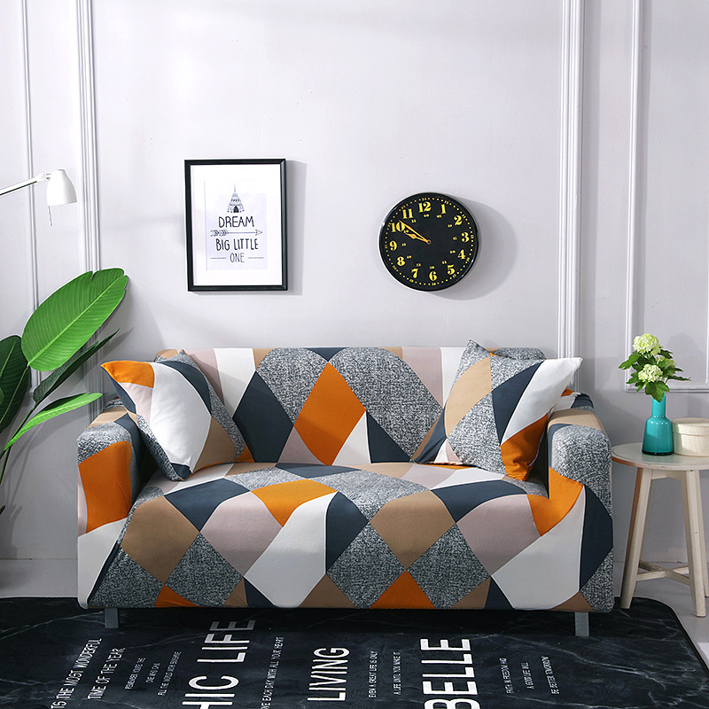 Elastic Four-seat Sofa Cover All-inclusive Cover Four Seasons Universal Combination Living Room Sofa Cover Full Cover
