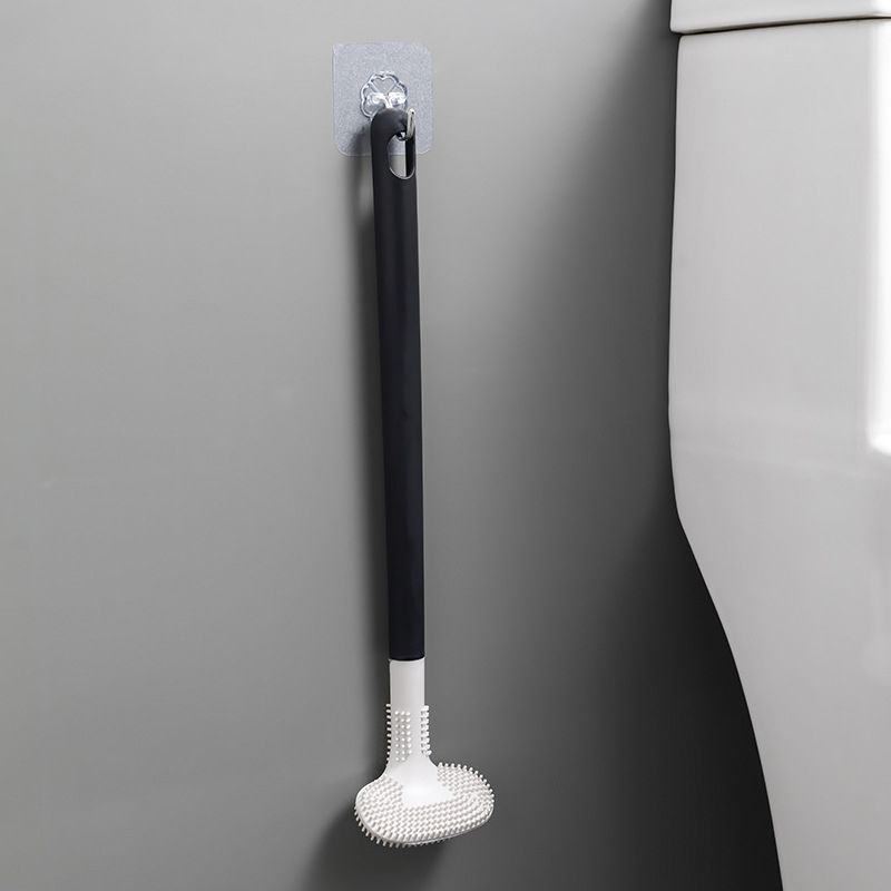 3293 Golf Toilet Brush, Golf Brush Head Toilet Brush, Golf Club Shaped Long-Handled Toilet Brush, Silicone Bathroom Toilet Cleaning Brush No Dead Corners Household Toilet