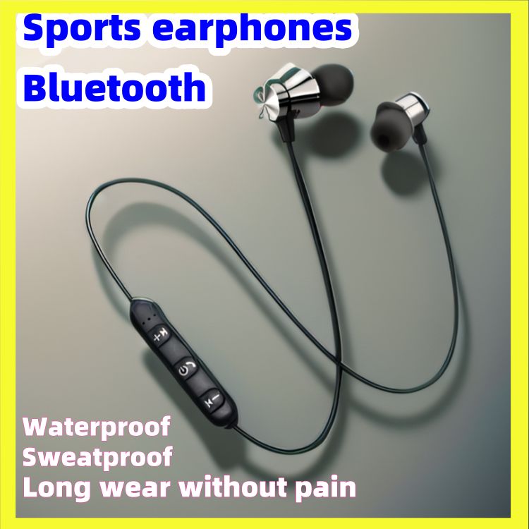 Excel XT11 Bluetooth earphones neck hanging neck sports in ear magnetic wireless earplugs CRRSHOP audio video bluetooth headset