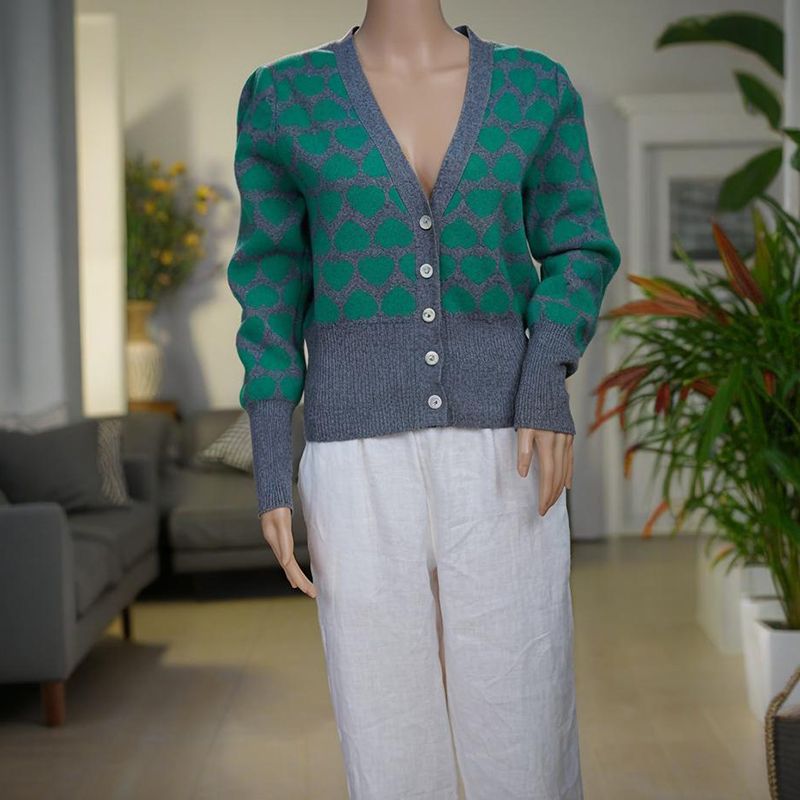 Wool knit Sweater Round Neck Women's Sweater