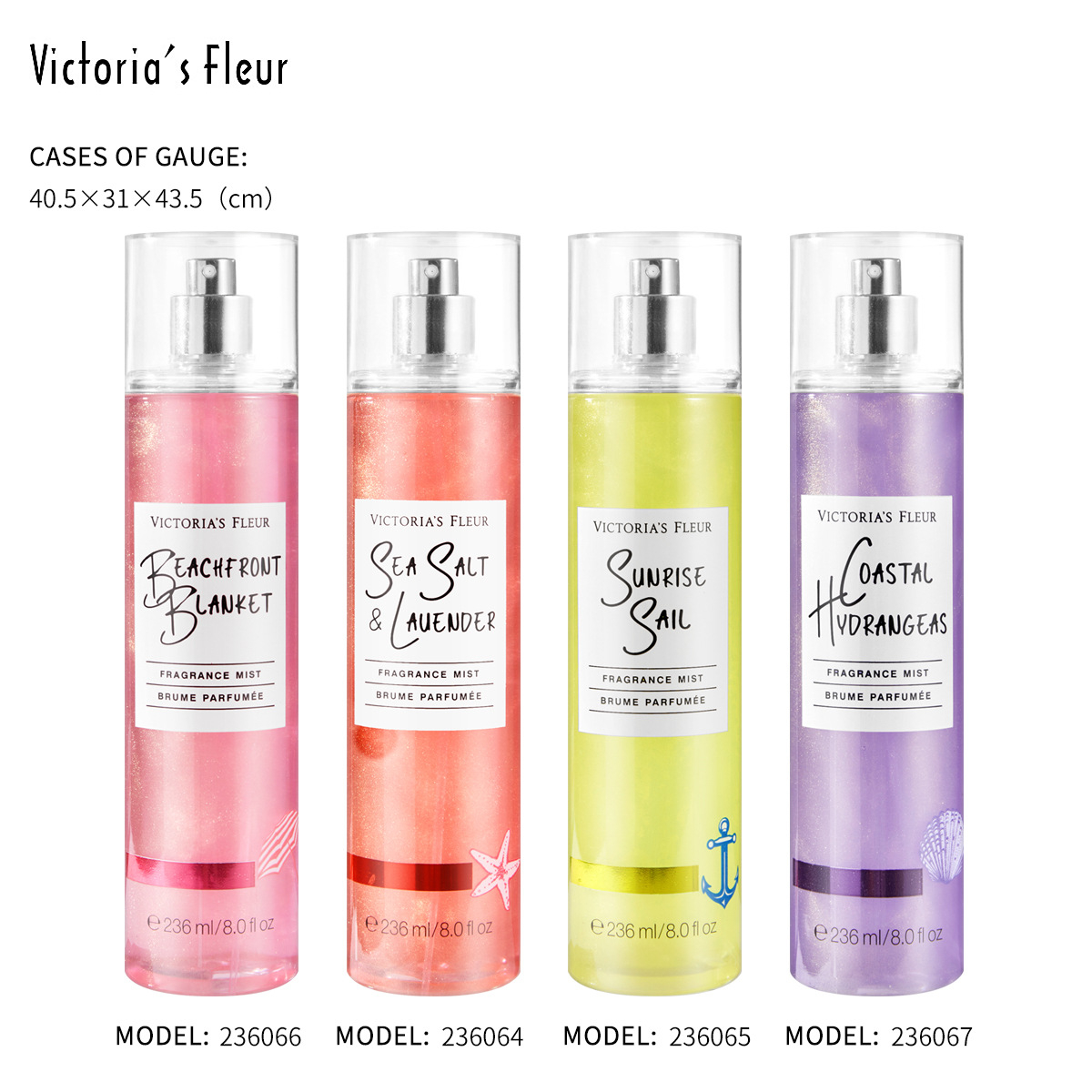 Victoria Women's Perfume Body Spray 236ml, Pearlescent Glitter Long-Lasting Floral And Fruit Notes Blended With Sandalwood Fragrance Mist for Ladies