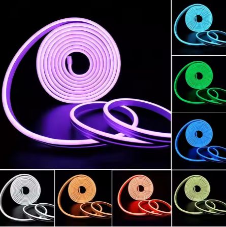 5M 12V DC Backlight Led Wall Chain Ribbon Tape Lamp Indoor Landscape Lighting Neon Lights Flexible RGB Luses Children Gaming Room Decor Tv