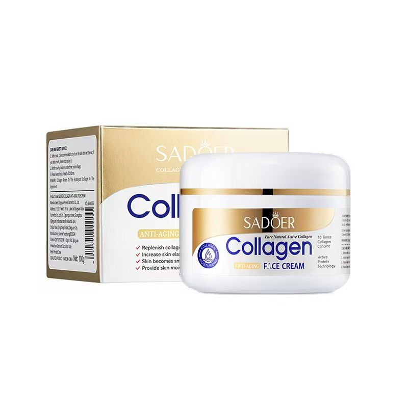 Gold bone collagen Anti aging Essence liquid skin care Serum face gel Deep moisturizing facial mask Whitening skincare seriesFace cream 100g