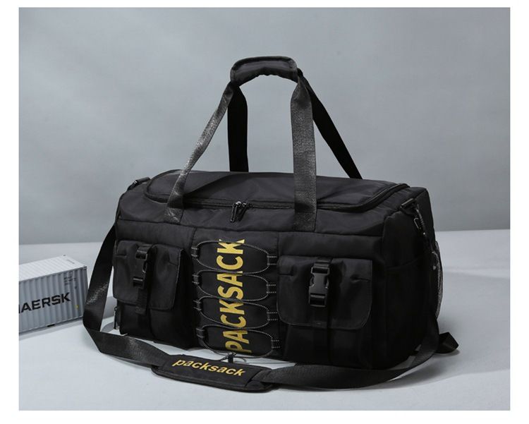 Multifunctional Backpack Large Capacity Travel Bag Outdoor Sports Fitness Bag Handheld Luggage Storage Bag for Short Trips
