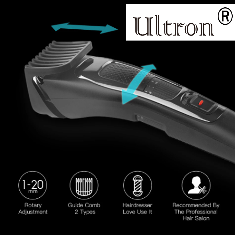 Ultron Sharp 3S Electric Hair Clipper Professional Hair Trimmer For Men Cordless Trimmer Beard Cutting Machine Hair Cut Razor