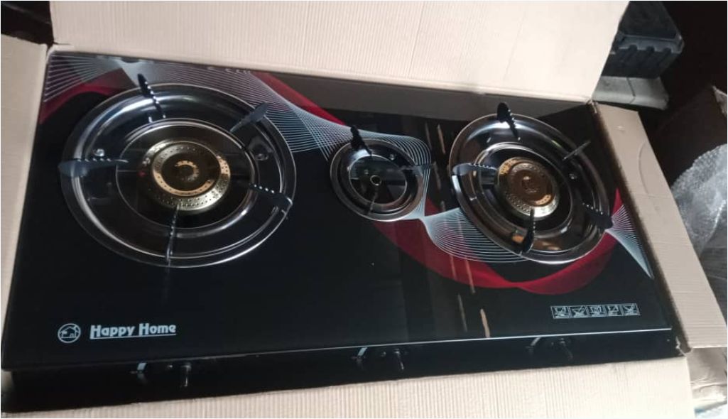 HAPPY HOME SUPPER 3 BURNER COOKING STOVE