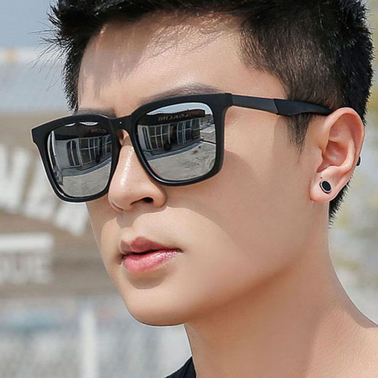 1192 Men's New Fashion Square Frame Sunglasses Outdoor Sunscreen Sunglasses