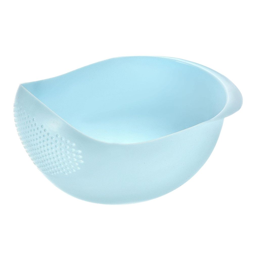 6602 Rice Wash Sieve, Rice Washer Strainers Colander Fruit Washing Bowl, Multipurpose Plastic Fruit Vegetables Drain Basket Kitchen Gadget