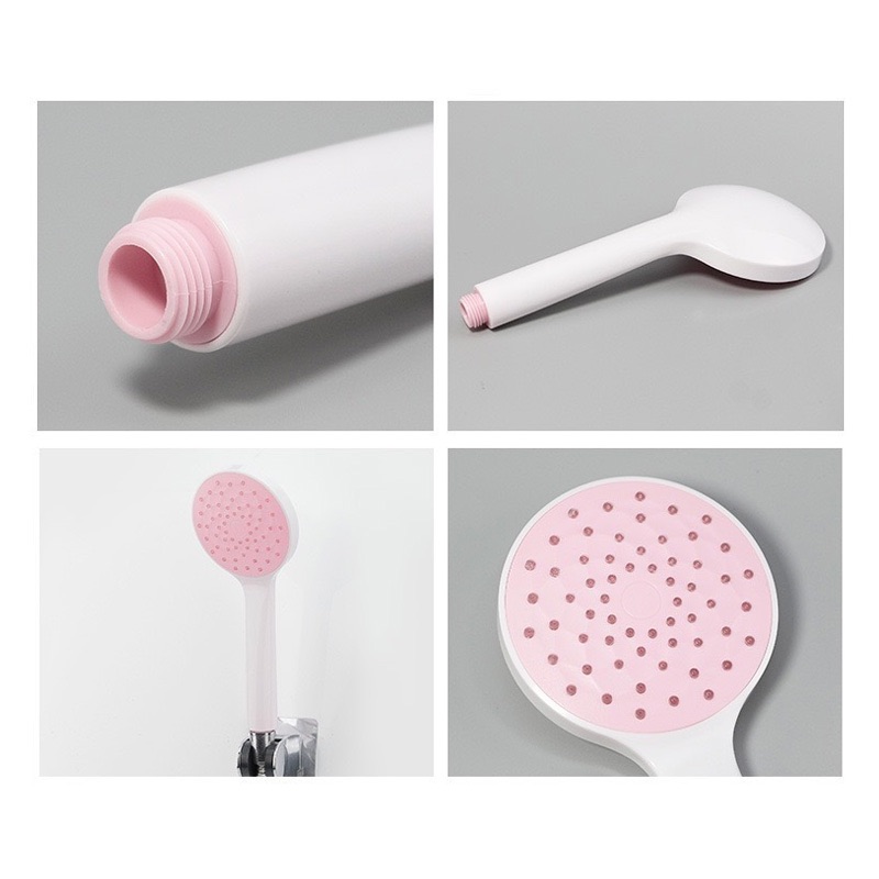 Handheld Shower Head, High Pressure, Water Saving, Shower Sprayer, Pink