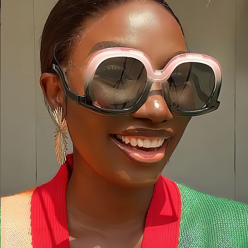 9189 New Arrival Vintage UV400 Fashion Over-sized Luxury Designer Sunglasses for Women