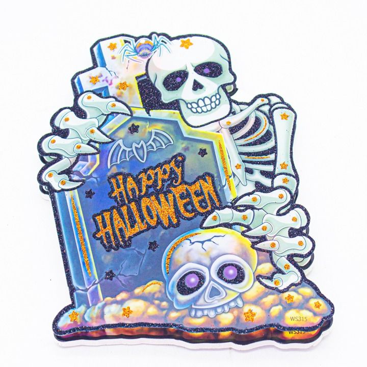 LED HAPPY HALLOWEN STICKERS