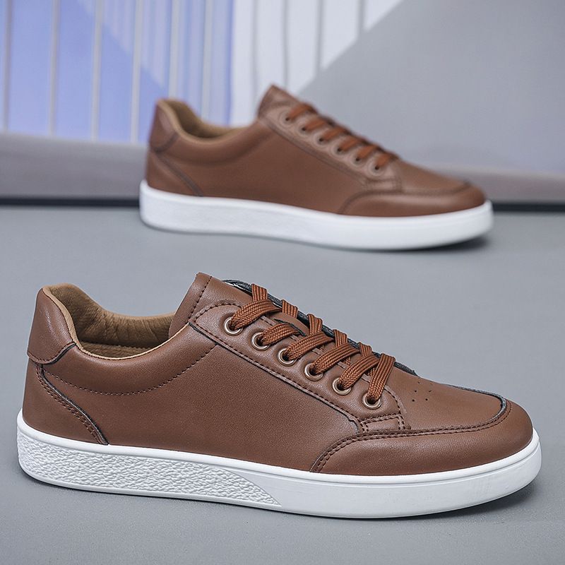 2024 autumn new men's shoes street board shoes Male Korean version student men's small white shoes Fashion casual shoes Fashion shoes G138