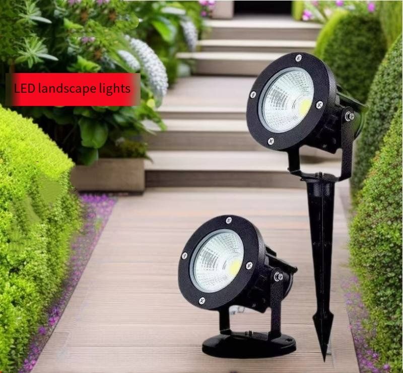 LED Tree Spotlight Outdoor Landscape Lamp, Waterproof Ground Insert Light, Garden Courtyard Viewing Lamp, Lawn Light for Garden Yard Patio Decoration