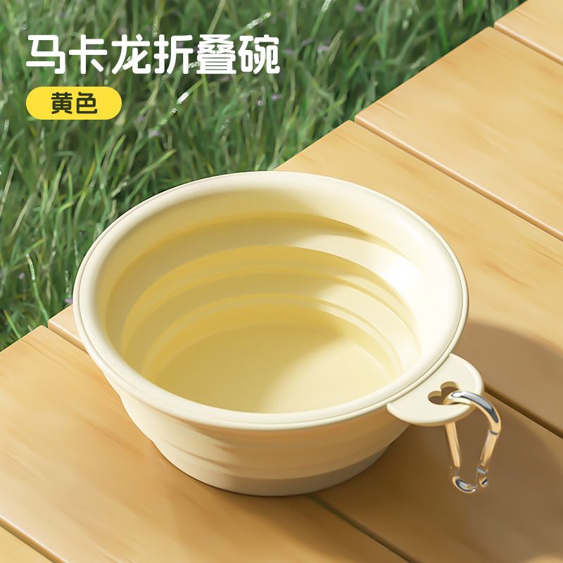 Portable folding drinking bowl, portable dog bowl, outdoor drinking water bowl, dog food bowl, silicone pet bowl, drinking water products1