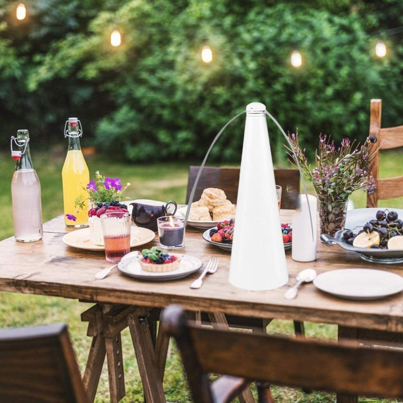 Portable Fan Fly Repellent Fan Keep Flies And Bugs Away From Your Food Enjoy Outdoor Meal
