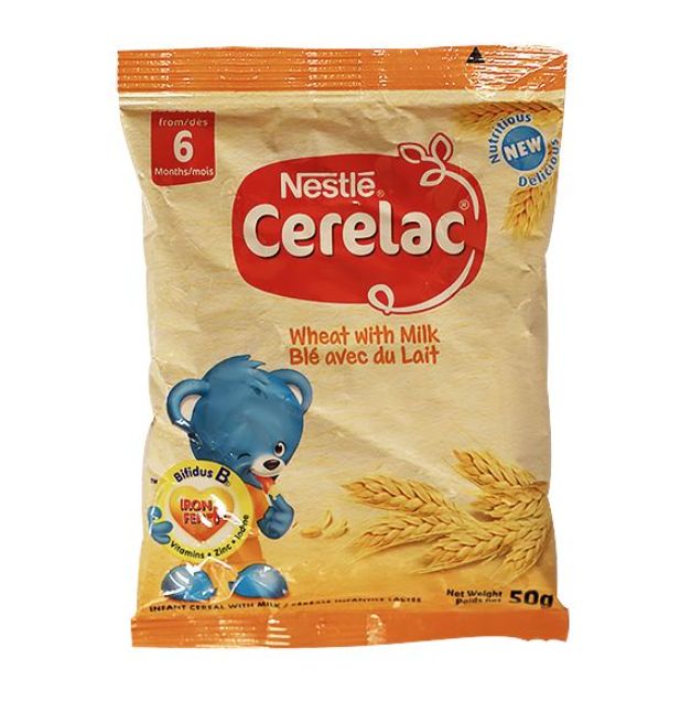 NESTLE CERELAC WHEAT With Milk 50g (10 roll)