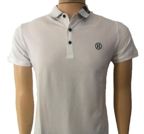  Custom White Sport Premium with Logo for a Couple Golf Business Embroidery Printing Shirts