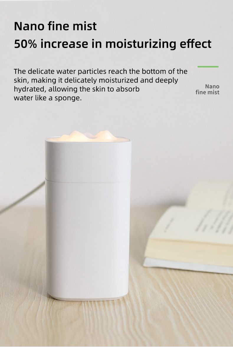 Sifang Snow Mountain Humidifier USB Mini Car Air Purifier Home Humidifier