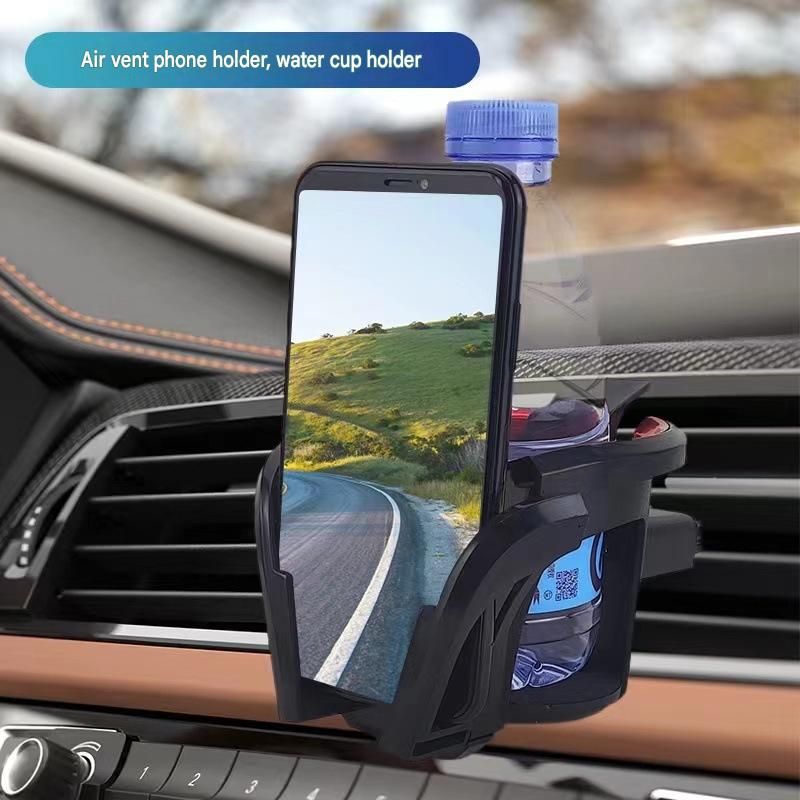 Multifunctional Portable Car Cup Holder Air Vent Mount Drink Water Tea Cup Fixed Bracket For Vehicle Interior Storage